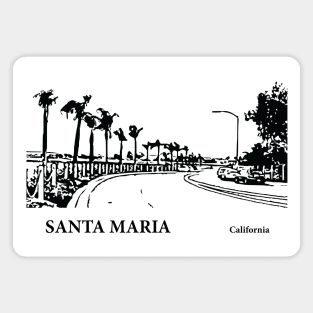 Santa Maria California Magnet